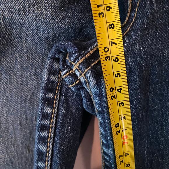 Lawman Women size 9 / 30 Straight Leg Jeans Rhinestone Slim Fit Vintage Western - Picture 12 of 12